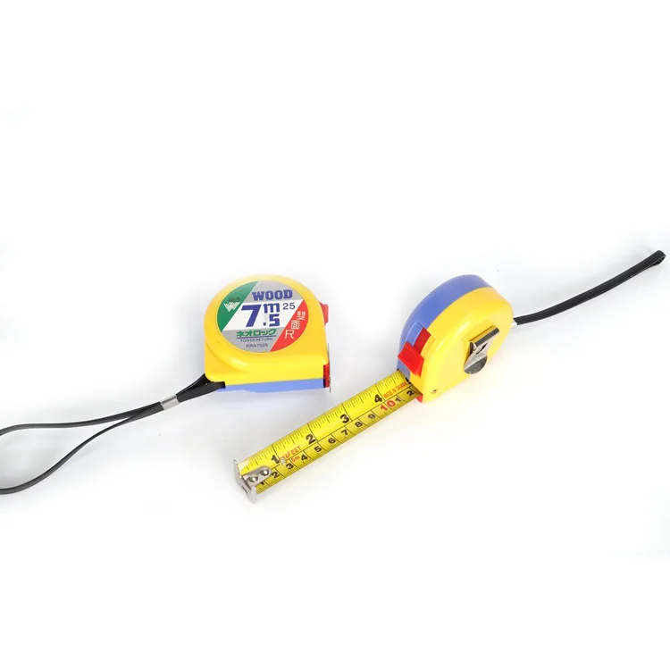Professional Two Scale Inch 25ft 5.5m 7.5m 8m ABS Measuring Tools Magnetic Tape Measures
