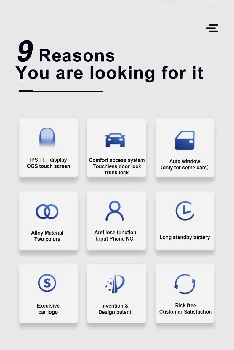 2024 hot selling  CF920 remote control Touch Screen Smart LCD Key For All Vehicles Model lock automatically OBD-04