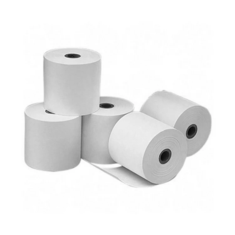 Chinese Supplier Blank Thermal 65g 57mm X 40 Mm Cash Register Paper Rolls For Sunmi Handheld Pos Terminal