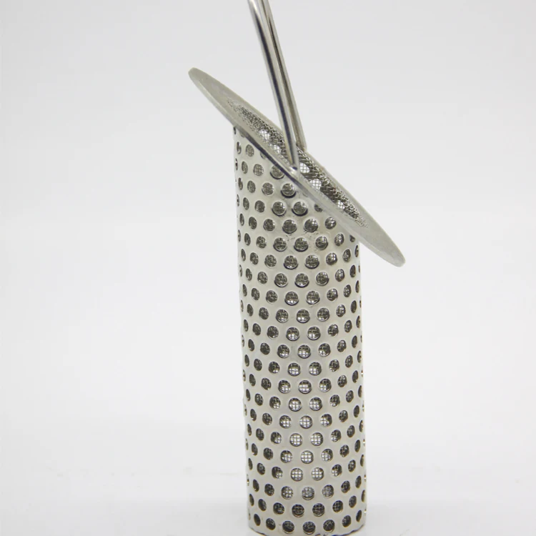 customized 316  stainless steel basket strainer filter screen for oil filtration and cleansing