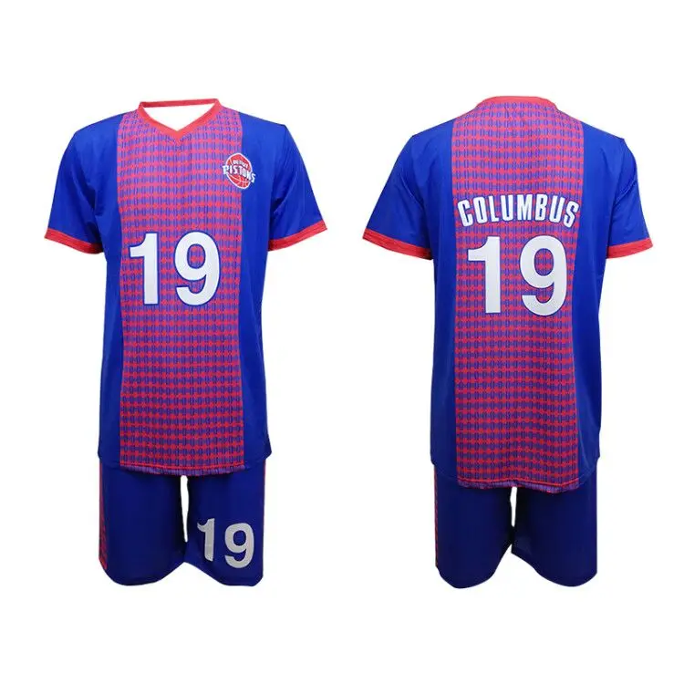 Cheap Custom Sports Suits Football Jersey Kit Designs Soccer Uniform Full Printing Logo Team Club Wear