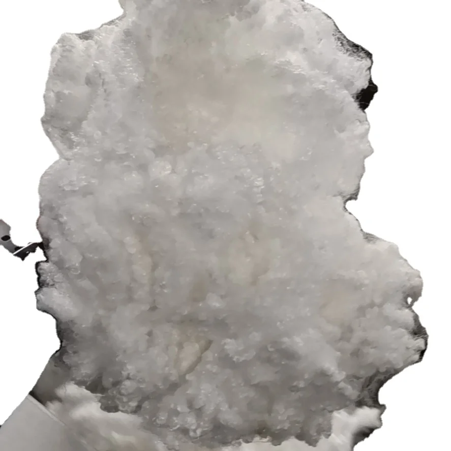 Полые конъюгированные силиконовые полиэфирные штапельные волокна 7D