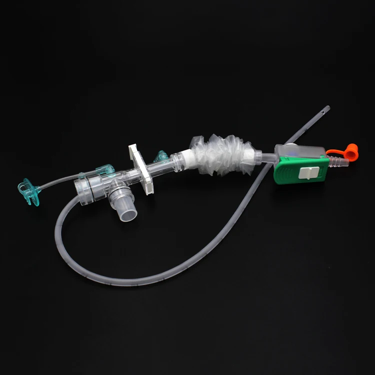 Close Suction System Hospital External Catheter 72h T-piece Sterile Suction Catheter