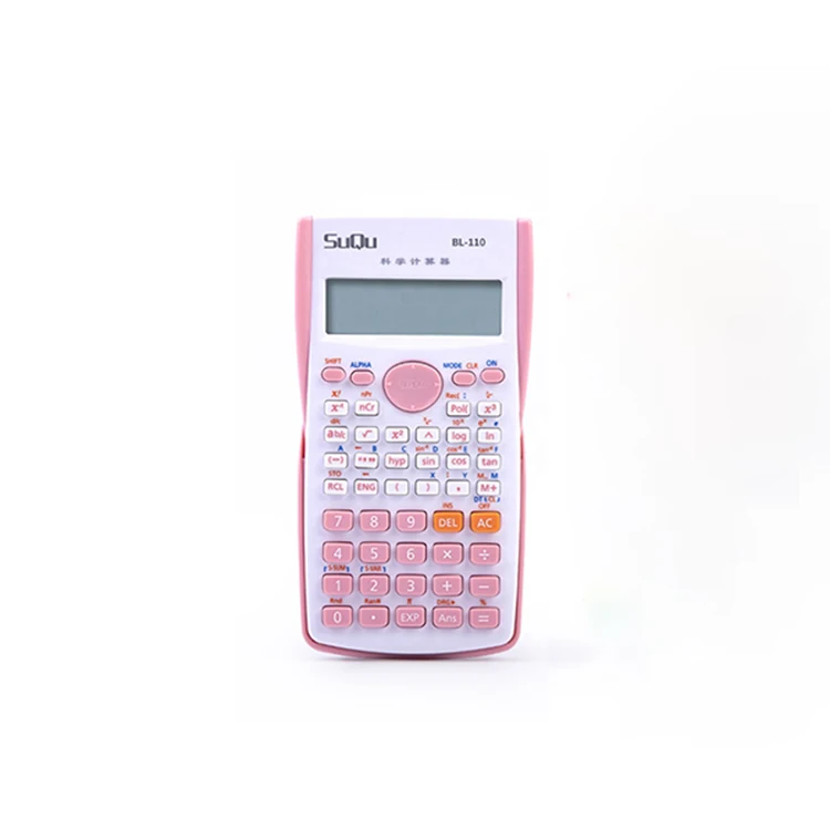 10 цифр мульти-линии дисплей Высокое качество научный калькулятор розового цвета для офиса и