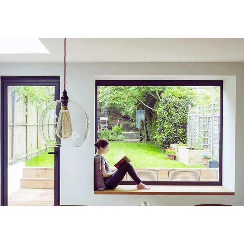 China large glass aluminum fixed windows picture windows with large view