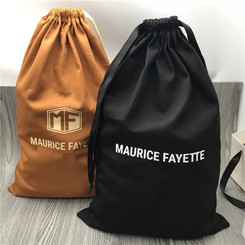 Custom Dust bag Canvas Cotton Drawstring Shoe Bags