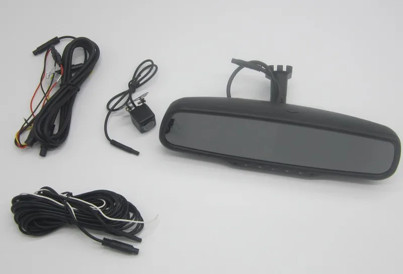 4.5 Inch IPS Screen FHD 1080P Mirror Dash Cam Dual Lens Car Camera DVR Rearview Mirror Monitor H.264