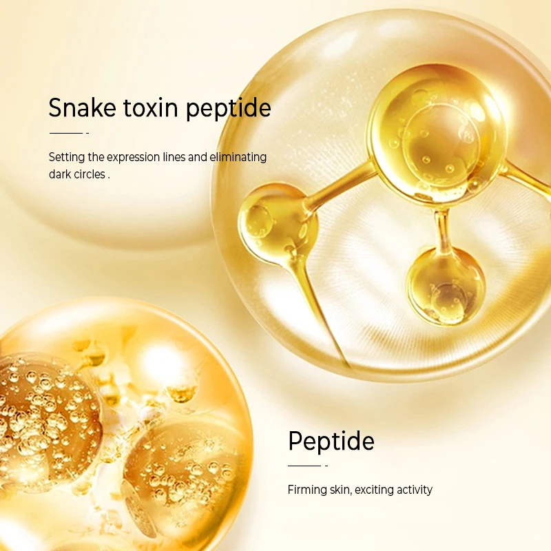 Hot Selling Snake Venom Peptide Brightens Eye Cream Reduce Dark Circles Relieve Eye Puffiness Brighten Eye Cream