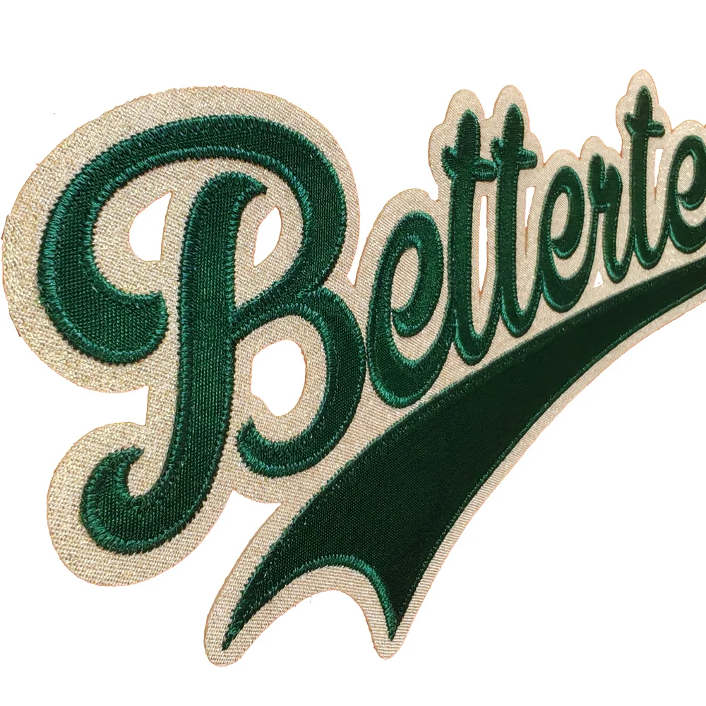 Hot  Cream  Adhesive Backing  Tackle twill  fabric  for embroidery jersey  Iron on numbers name kits for  ice hockey wear