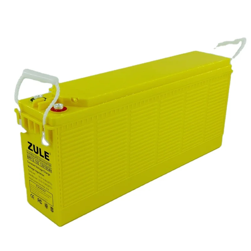 New Arrival Solar Inverter Rechargeable Batteries 12V105ah Front Terminal Battery