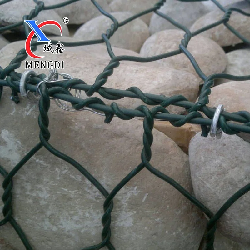 Professional manufacturer pvc coated wire gabion mesh