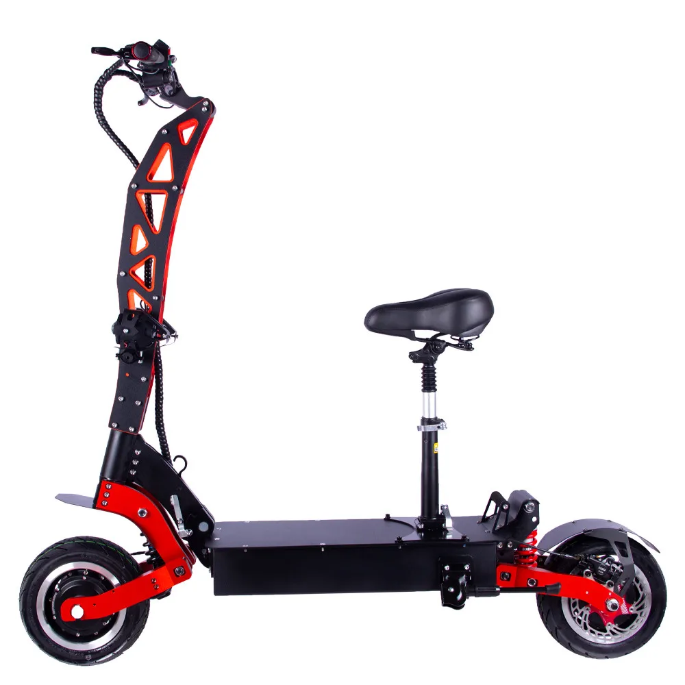 2022 Hot Selling Big Power 6000W Foldable 11 inch Cheap Electric Scooter
