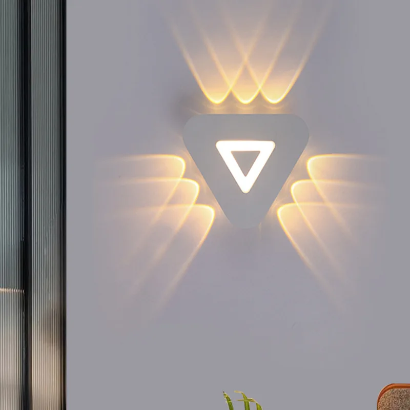 IP65 Waterproof Wall Sconce Motion Sensor 4000K 120 Sensing Angle Dusk Dawn Wireless Fence Lights Garden Outdoor LED Wall Light