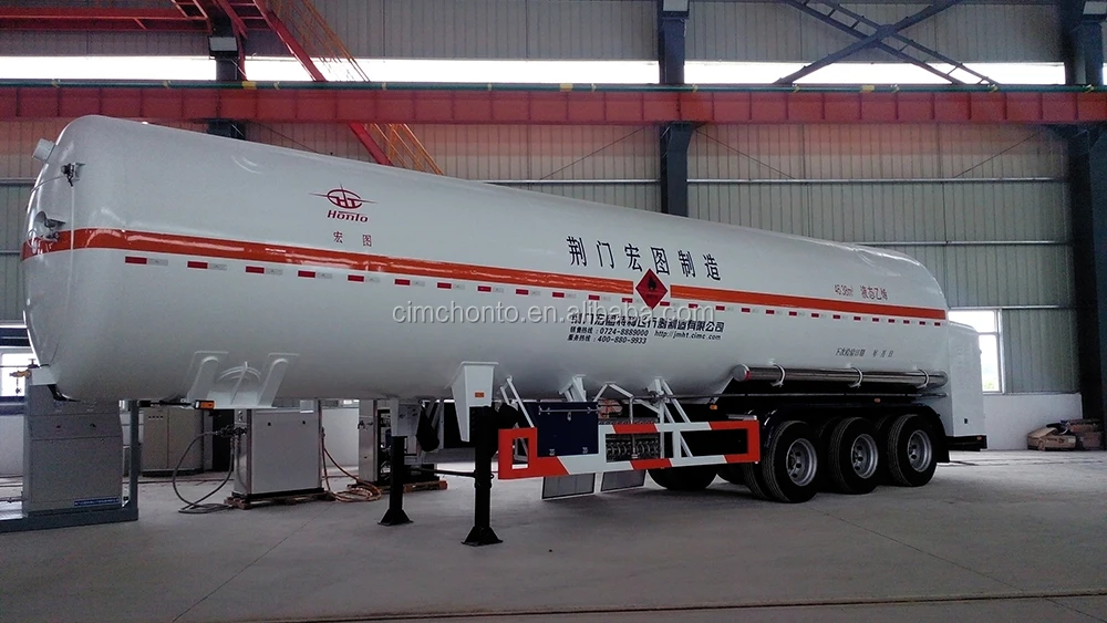 Резервуар для полуприцепа с жидким кислородом, 26 куб. М