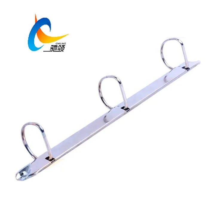 Office metal clips D ring binder 3 ring binder mechanism