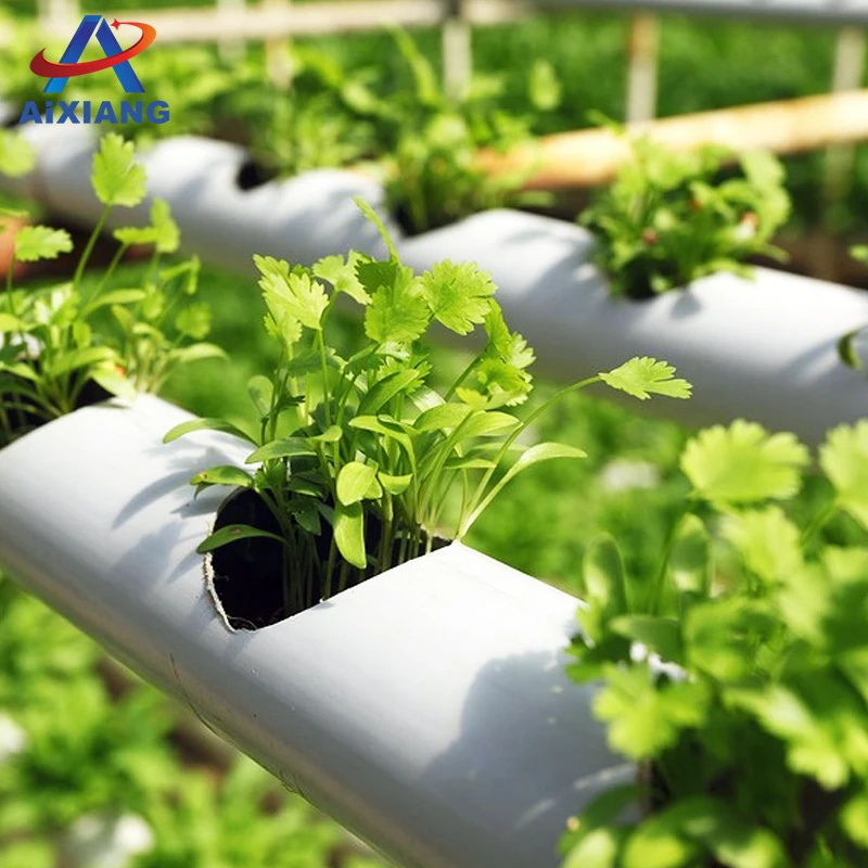 High Quality Soilless Cultivation Vertical Hydroponic PVC Pipe NFT Farm Growing System for Sale