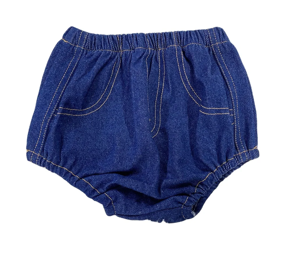 
New Fashion Unisex Bummies Denim Diaper Cover Baby Boy Denim Shorts 