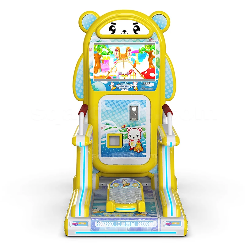 Amusement arcade ski machine coin operated kid ski hero skiing video game machine for sell