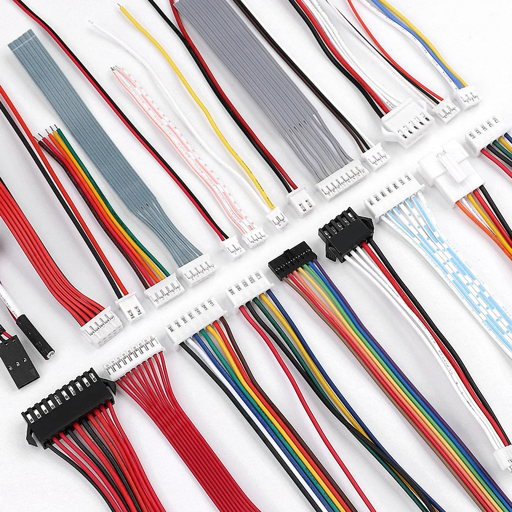 customized pins electronic 2.5mm pitch molex 1.25 4p jst 5 pin connector cable assembly