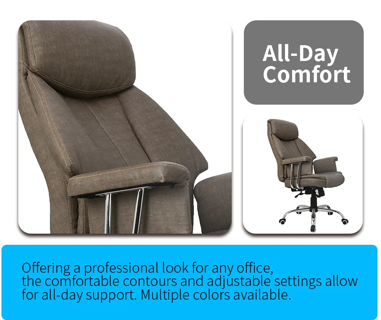 Factory directly Luxury ergonomic office executive chair leather arm chair