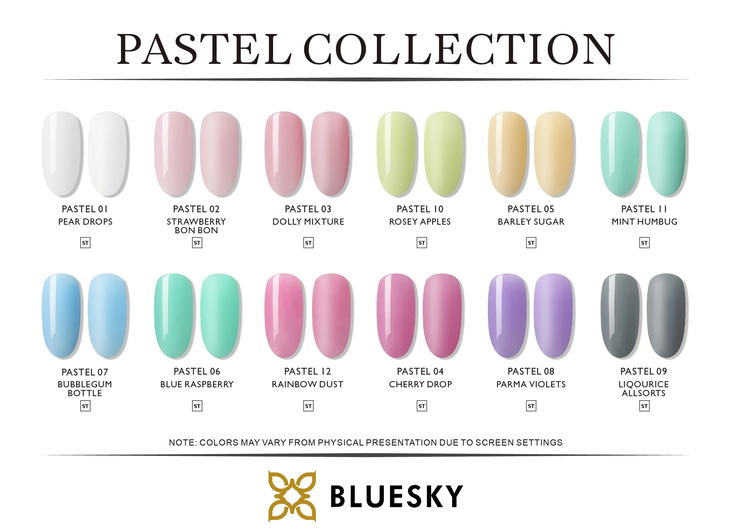 Bluesky 2023 new Spring uv gel nail polish seasonal collection colors nail supplies nails salon