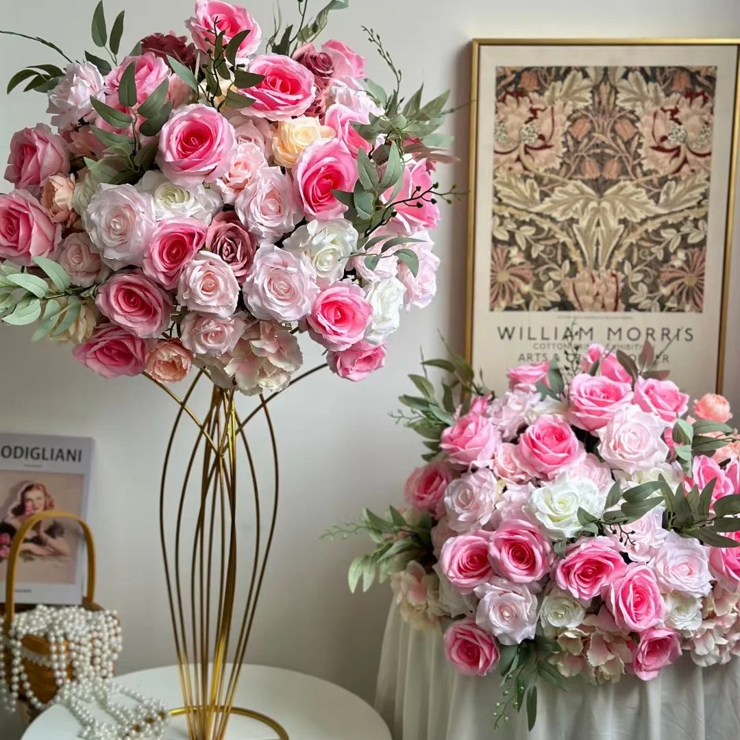 Other Wedding Decorative Centerpieces & Table Party Decorations Artificial Flowers Row Arch Runner Garland Background Panel