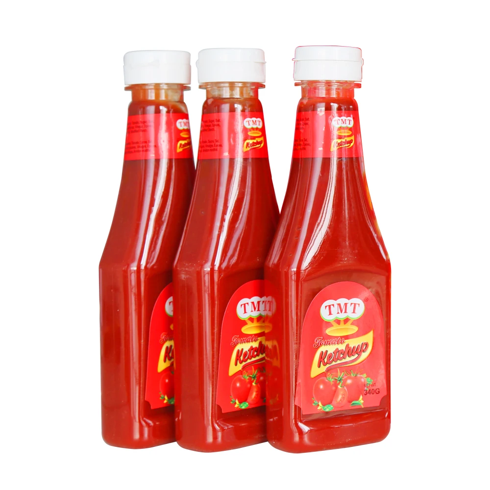340g Tomato sauce customization Chinese wholesale Non-GMO aseptic tomato paste Haitian premium tomato ketchup sauce for sale
