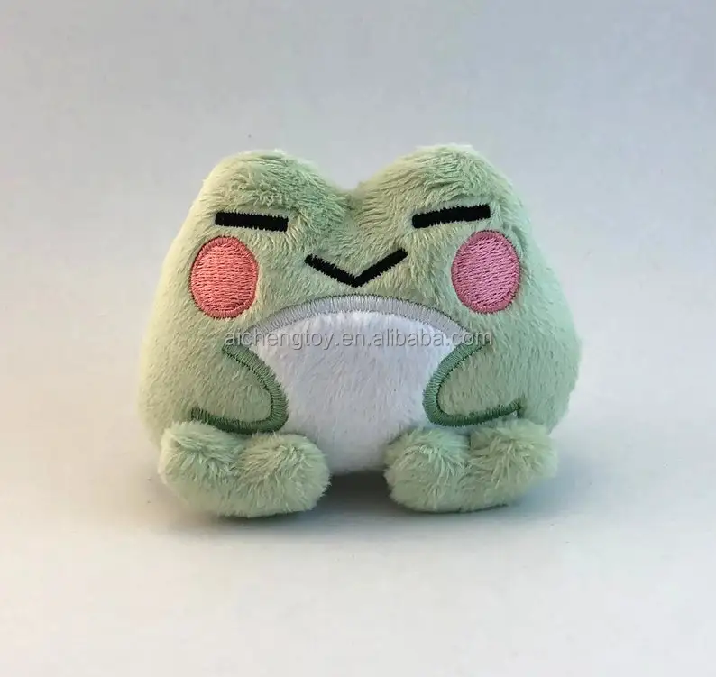 Custom mini green frog cartoon froggy plush Toy