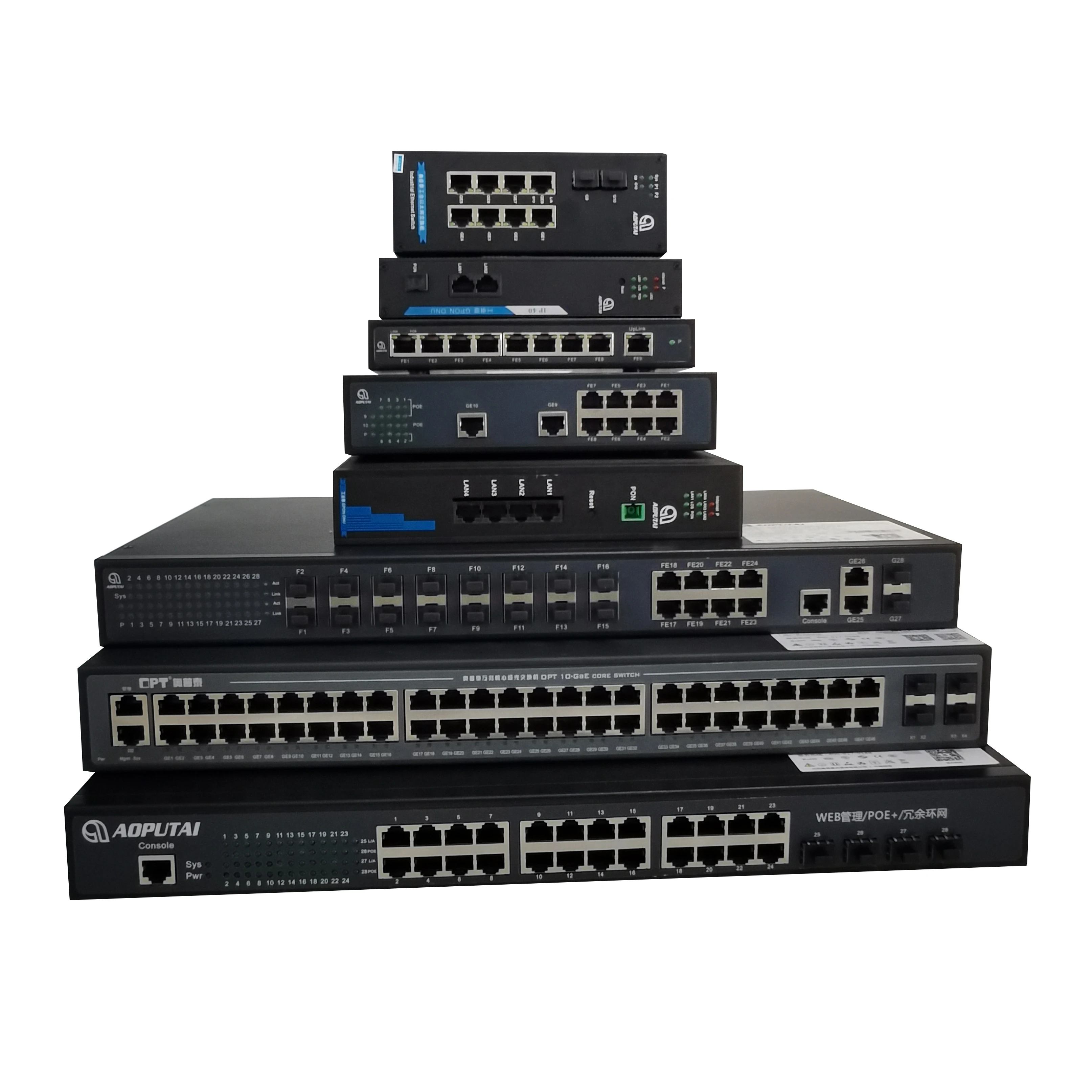 Поо 4 8 16 24 32 48 портов гигабитная сеть видеонаблюдения Ethernet PoE коммутатор 48 в 10/100/1000 м для IP-камеры Hikvision