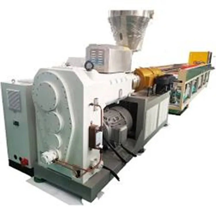 Plastic PE wood plastic profile production line/PP PE WPC wood plastic lumber composite outdoor decking floor panel extruder