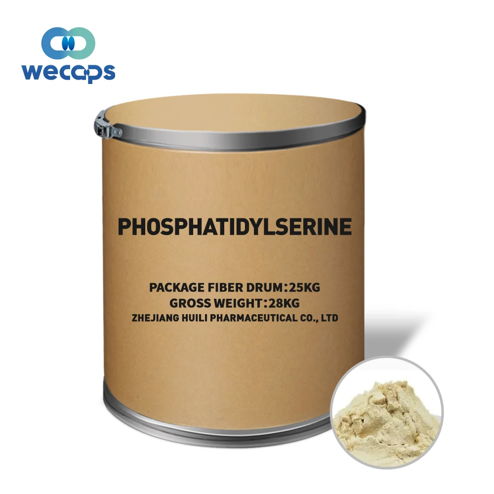 Wecaps Good Price Pure Soybean Phosphatidylserine Ps Dha Pulver Soy Phosphatidylserine Powder for Food Additives