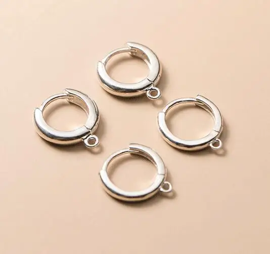 NANA high quality 925 sterling silver 11.5mm earring hook findings