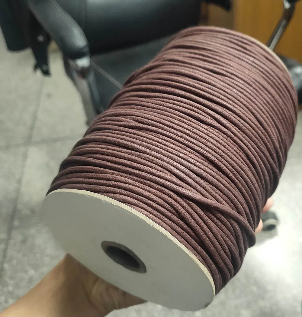Waxed cotton Thread Cord String Strap Necklace Rope For Jewelry Making