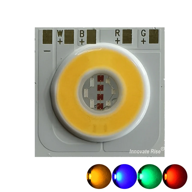 1313 8 ватт 300mA 8-10v 2700K Rgbw 4in1 полноцветный светодиодный чип COB 10 Вт для сцены прожектор
