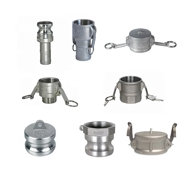 Free sample Pipe Fitting Quick Connector Coupling Type A B C D E F/DC/DP Camlock stainless steel quick coupled ss Pipe Fittings