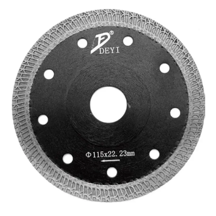 China Tacar 115mm Hot Press Fast Cutting K Mesh Turbo Circular Diamond Disc for Ceramic Tile Marble Granite