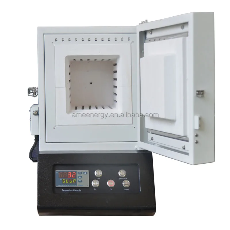1100 degrees Small box furnace Muffle furnace Laboratory Mini High Temperature Electric Heating Box Muffle Furnace