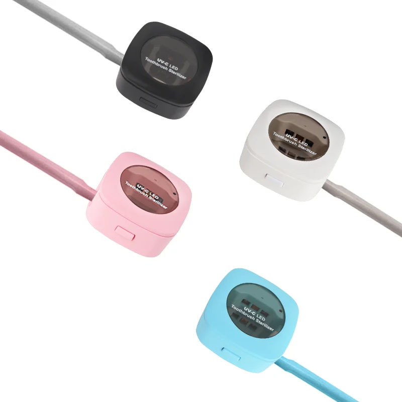 Laser Custom Logo Magnetic Adsorption Inverted Toothbrush Holder Germicidal Toothbrush Case