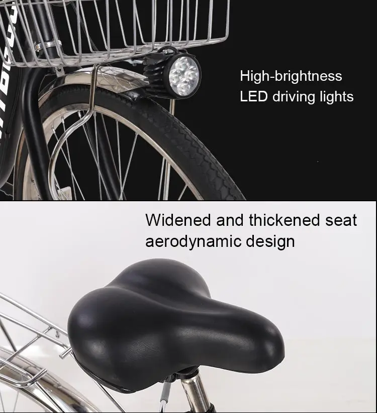 36V lithium Battery 350W E Bike 26 inch Hybrid Charging Cycles 10ah Ebike Adult Mountain City Bicycle Dirt Electric Bike