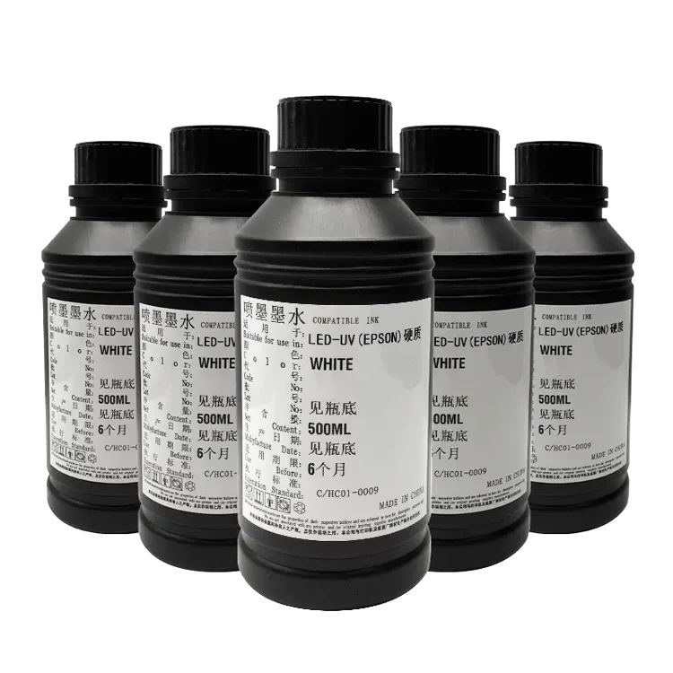 2024 Hot sales Low cost UV LED Multicolor  LC LM CMYKW inkjet ink for Digital Printer Machine