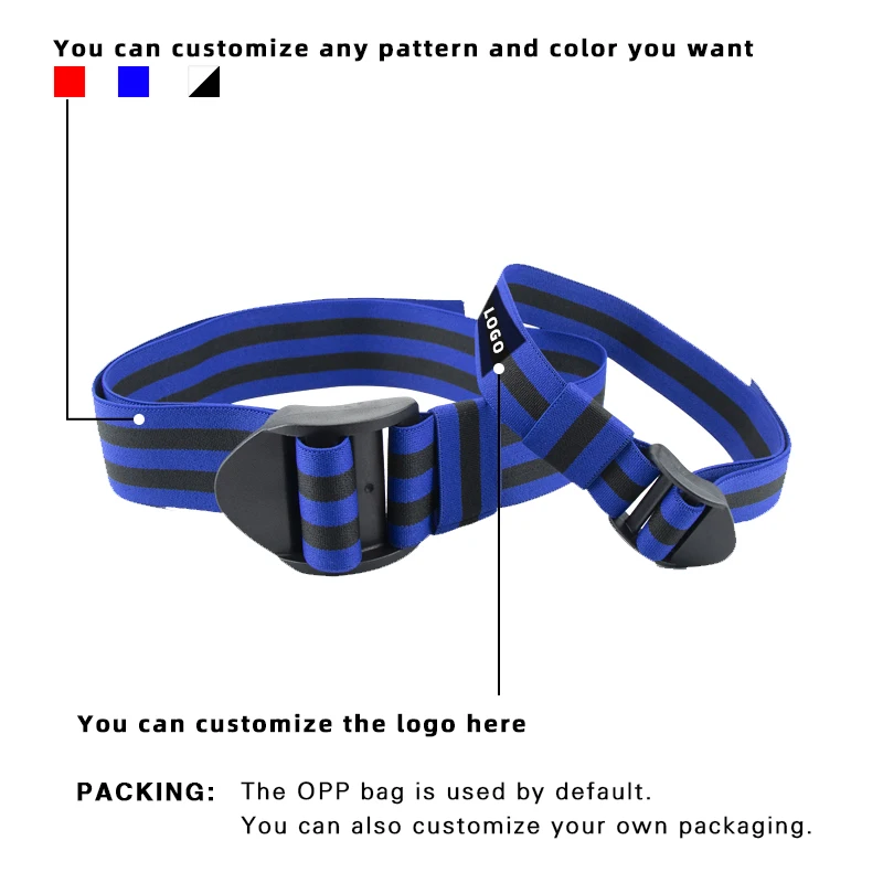 Gym Weightlifting Fitness Occlusion Training Blood Flow Restriction Bands