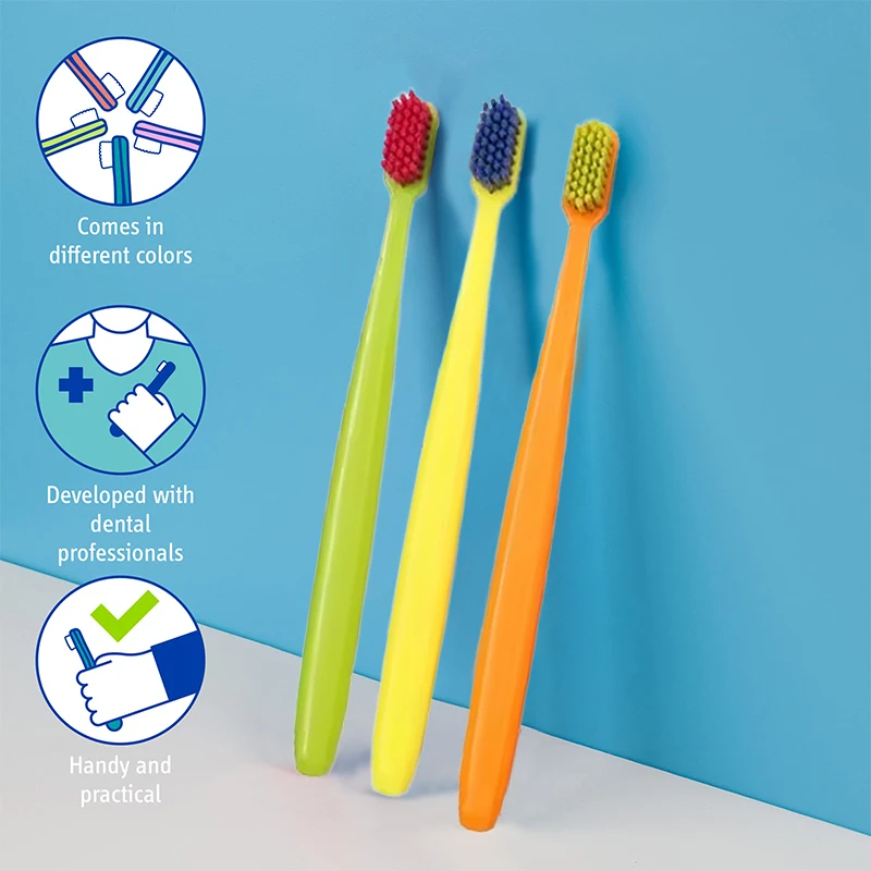 Oem Wholesale High Quality Bulk Pla Straw Corn Starch Eco Friendly Biodegradable Manual Adult Toothbrush Custom Logo