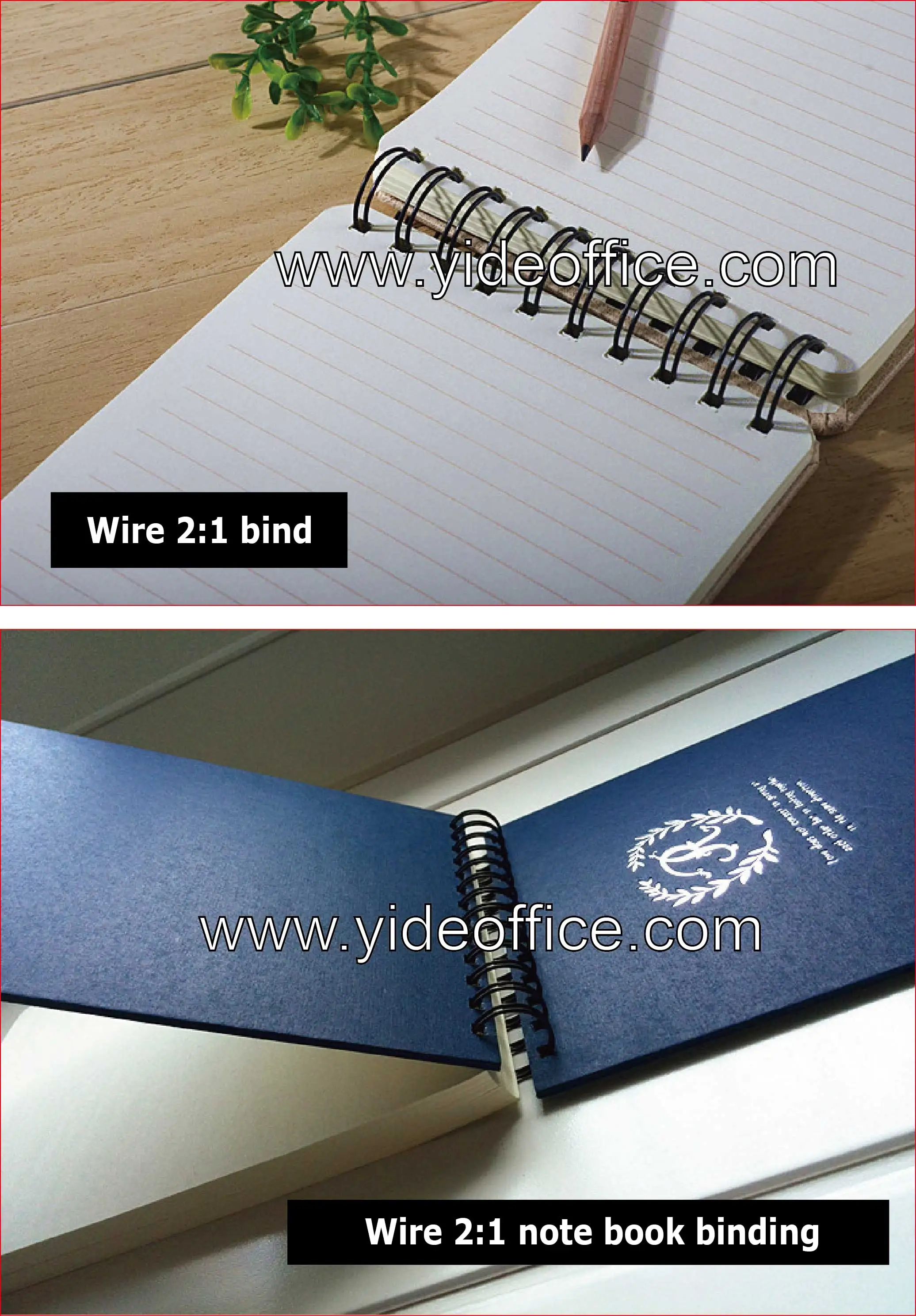 T970E F4 Size Wire 2: 1 Punching and Binding Machine