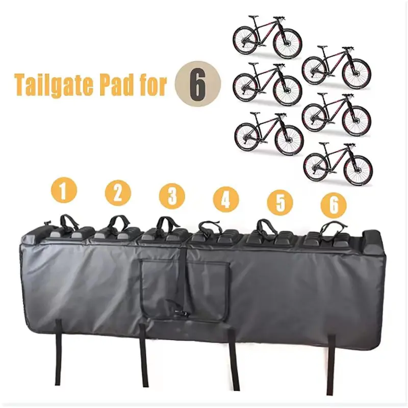 Tailgate Pads For Truck Pickup Car Rear Door Pads Bicycle Rear Panel Cover Pickup Pads