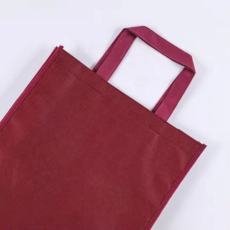 Wholesale High Quality Eco Friendly Cheap Price Colourful Non-Woven 80G 90G Shopping Tote Bags With Custom Logo And Size