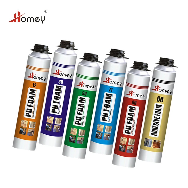 Homey high density classic expanding clean polyurethane foam manufacturing and pu foam