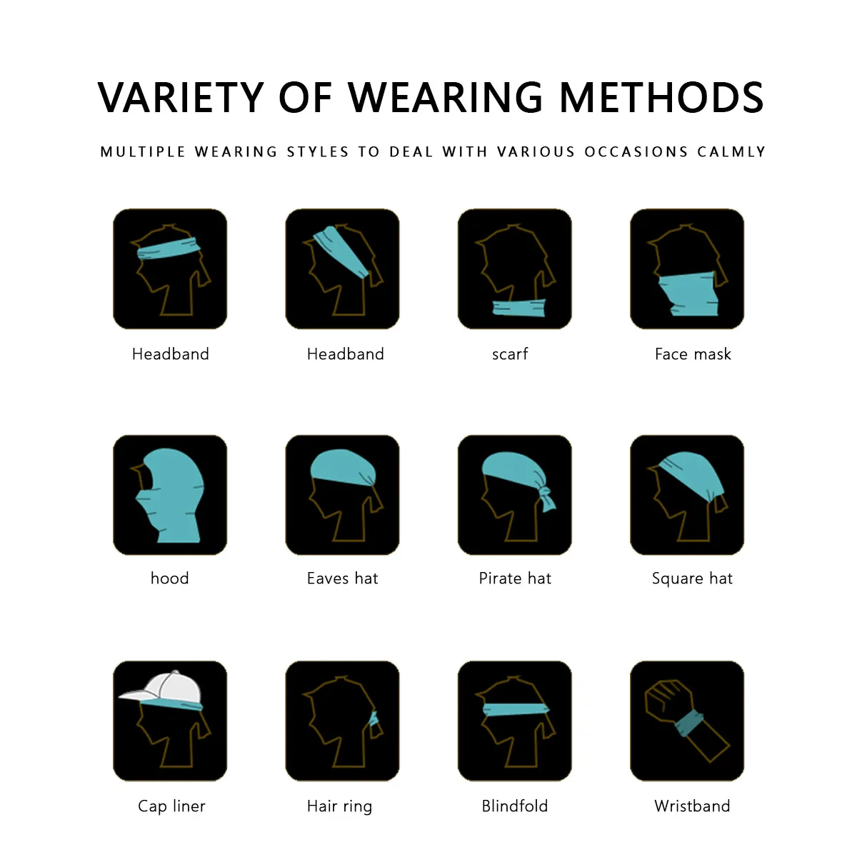 Premium Breathable Reusable Cloth Neck Gaiters Colorful Mermaid Scales Tube Bandanas Scarf Masks for Outdoor