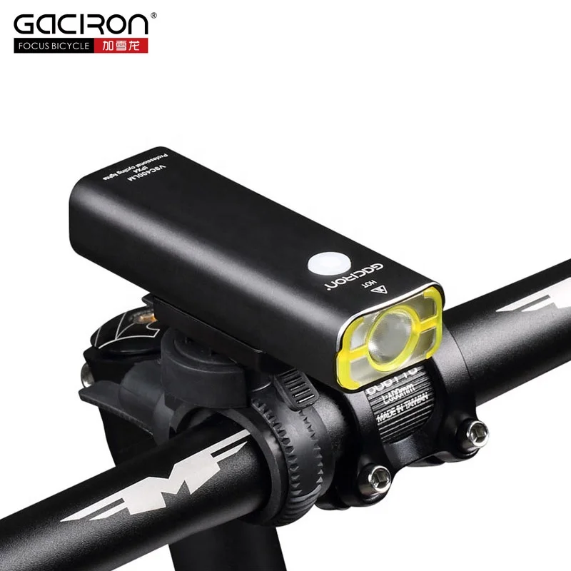Светодиодный велосипедный фонарик Gaciron с аккумулятором 18650