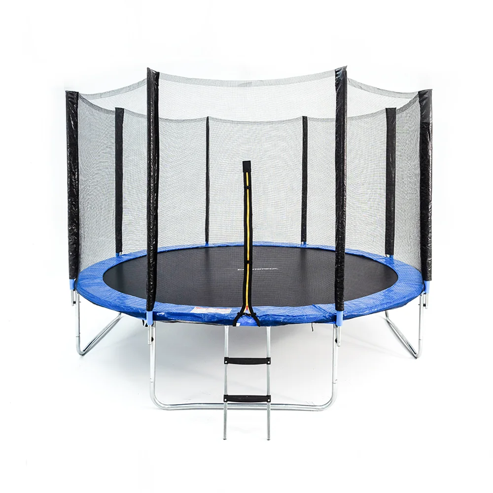 16-Foot Trampoline Outdoor Kids Jumping Garden Trampoline with Ladder, Jumping Mat and Enclosures Net