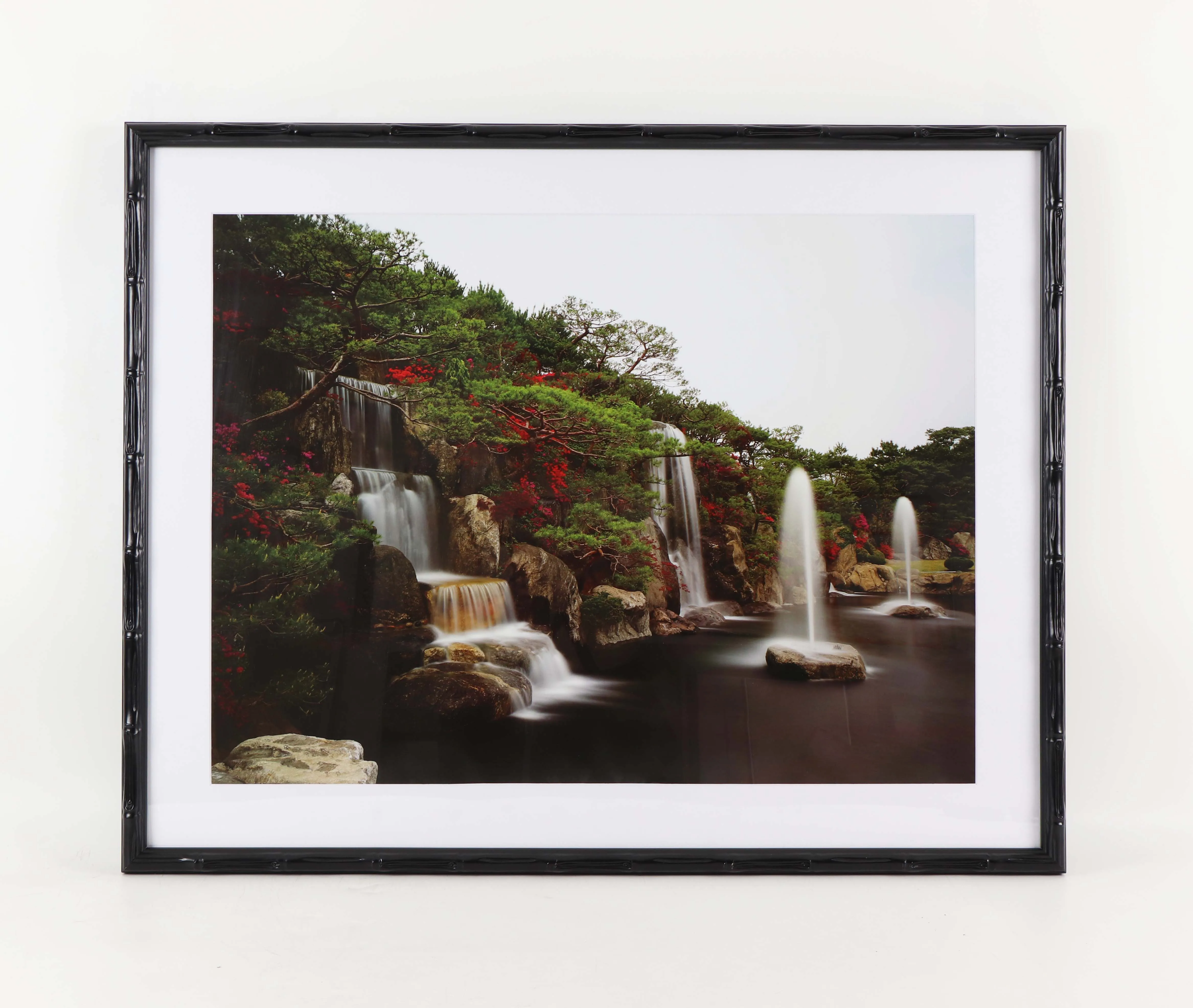 Золотая фоторамка Бамбуковая большого размера 22x28 дюймов